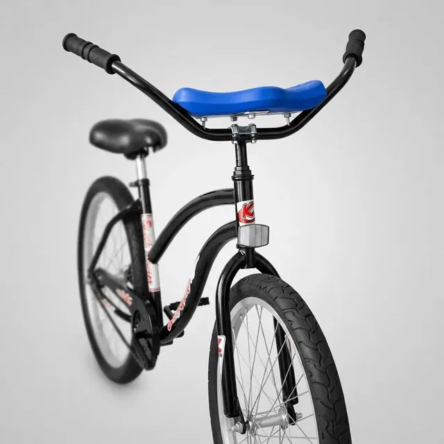Asiento al manubrio para bicicletas playeras Timalo, azul